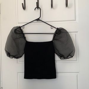 Zara puff sleeve top